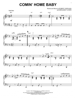 page one of Comin' Home Baby [Jazz version] (Piano Solo)