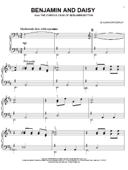 page one of Benjamin And Daisy (Easy Piano)