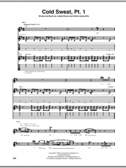 page one of Cold Sweat, Pt. 1 (Guitar Tab)