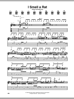 page one of I Smell A Rat (Guitar Tab)