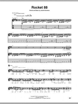 page one of Rocket 88 (Guitar Tab)