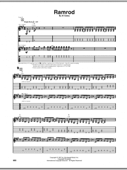 page one of Ramrod (Guitar Tab)