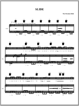 page one of Slide (Piano, Vocal & Guitar Chords (Right-Hand Melody))