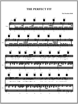 page one of The Perfect Fit (Piano, Vocal & Guitar Chords (Right-Hand Melody))