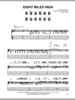 page one of Eight Miles High (Guitar Tab)