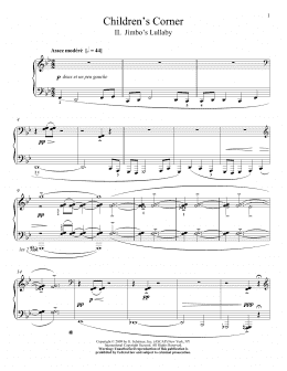 page one of Jimbo's Lullaby (Piano Solo)