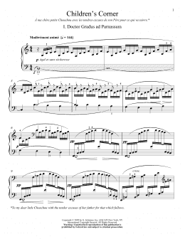 page one of Doctor Gradus ad Parnassum (Educational Piano)