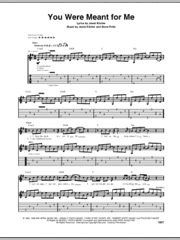 page one of You Were Meant For Me (Guitar Tab)