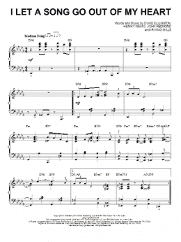 page one of I Let A Song Go Out Of My Heart (arr. Brent Edstrom) (Piano Solo)