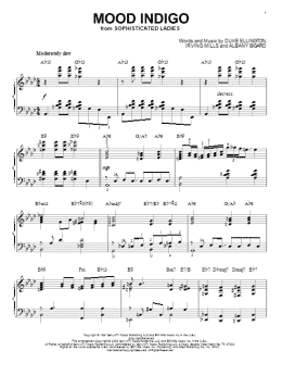 page one of Mood Indigo (arr. Brent Edstrom) (Piano Solo)