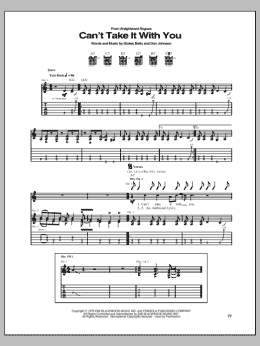page one of Can't Take It With You (Guitar Tab)