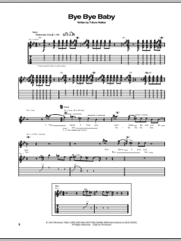 page one of Bye Bye Baby (Guitar Tab)