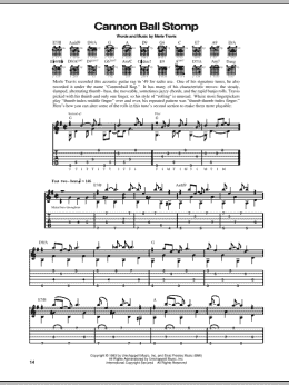 page one of Cannon Ball Stomp (Guitar Tab)