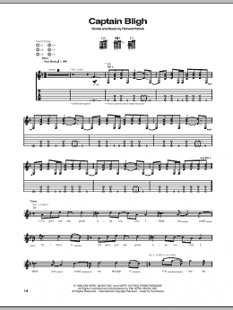 page one of Captain Bligh (Guitar Tab)