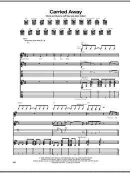 page one of Carried Away (Guitar Tab)