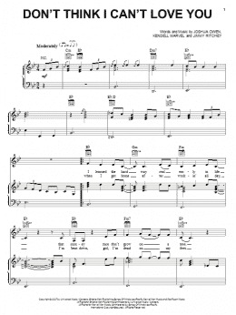 page one of Don't Think I Can't Love You (Piano, Vocal & Guitar Chords (Right-Hand Melody))