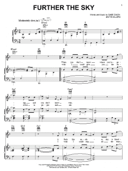page one of Further The Sky (Piano, Vocal & Guitar Chords (Right-Hand Melody))