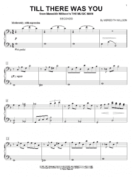 page one of Till There Was You (Piano Duet)
