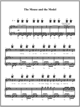 page one of The Mouse And The Model (Piano, Vocal & Guitar Chords (Right-Hand Melody))