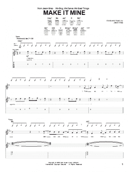 page one of Make It Mine (Guitar Tab)