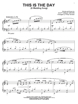 page one of This Is The Day (A Wedding Song) (arr. Phillip Keveren) (Piano Solo)
