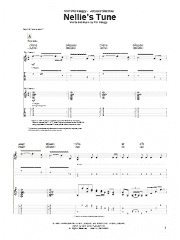page one of Nellie's Tune (Guitar Tab)