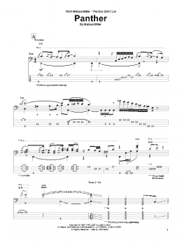 page one of Panther (Bass Guitar Tab)