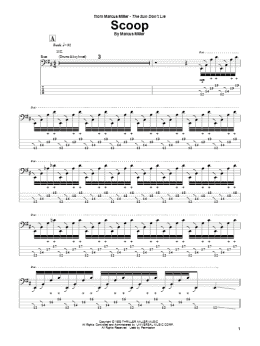 page one of Scoop (Bass Guitar Tab)