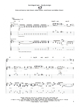 page one of 17 (Guitar Tab)