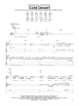 page one of Cold Desert (Guitar Tab)