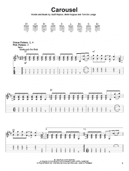 page one of Carousel (Easy Guitar Tab)