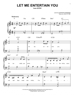 page one of Let Me Entertain You (Easy Piano)