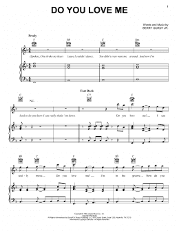 page one of Do You Love Me (Piano, Vocal & Guitar Chords (Right-Hand Melody))