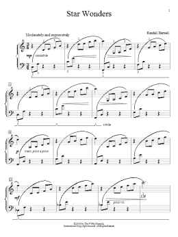 page one of Star Wonders (Educational Piano)
