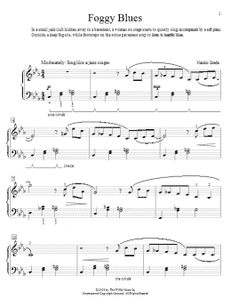 page one of Foggy Blues (Educational Piano)