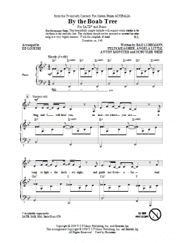 page one of By The Boab Tree (SATB Choir)