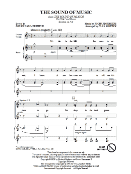 page one of The Sound Of Music (SSA Choir)