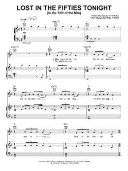 page one of Lost In The Fifties Tonight (In The Still Of The Nite) (Piano, Vocal & Guitar Chords (Right-Hand Melody))