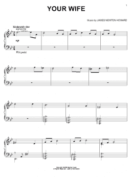 page one of Your Wife (Piano Solo)