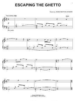 page one of Escaping The Ghetto (Piano Solo)