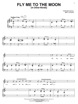 page one of Fly Me To The Moon (In Other Words) (Piano & Vocal)
