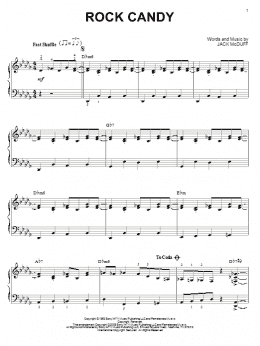 page one of Rock Candy (arr. Brent Edstrom) (Piano Solo)