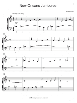 page one of New Orleans Jamboree (Educational Piano)