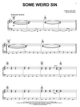 page one of Some Weird Sin (Piano, Vocal & Guitar Chords (Right-Hand Melody))