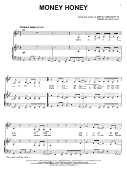 page one of Money Honey (Piano, Vocal & Guitar Chords (Right-Hand Melody))
