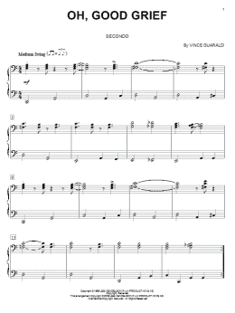 page one of Oh, Good Grief (Piano Duet)