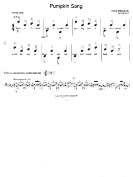 page one of Pumpkin Song (Piano Duet) (Educational Piano)