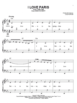 page one of I Love Paris (arr. Gary Meisner) (Accordion)