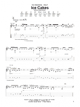 page one of Ice Cakes (Guitar Tab)