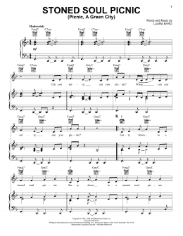 page one of Stoned Soul Picnic (Picnic, A Green City) (Piano, Vocal & Guitar Chords (Right-Hand Melody))